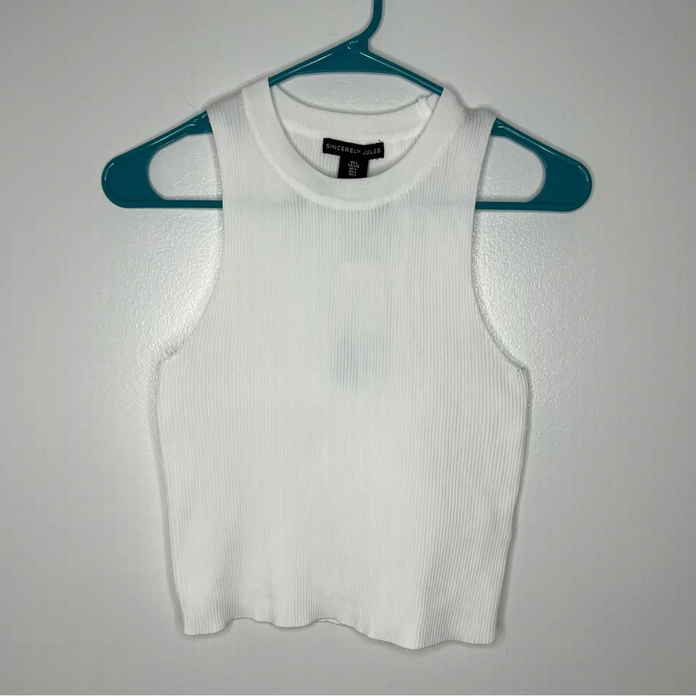 Sincerely Jules Racer Tank - Picture 1 of 4